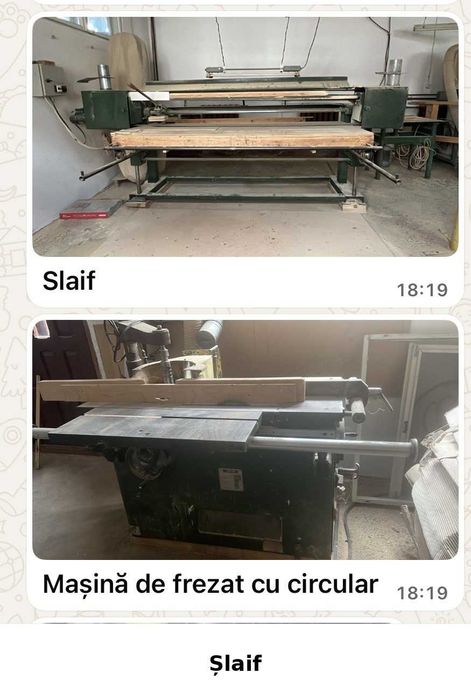 Vânzare utilaje tâmplărie / închiriere spațiu industrial cu utilaje sau fără – Focșani