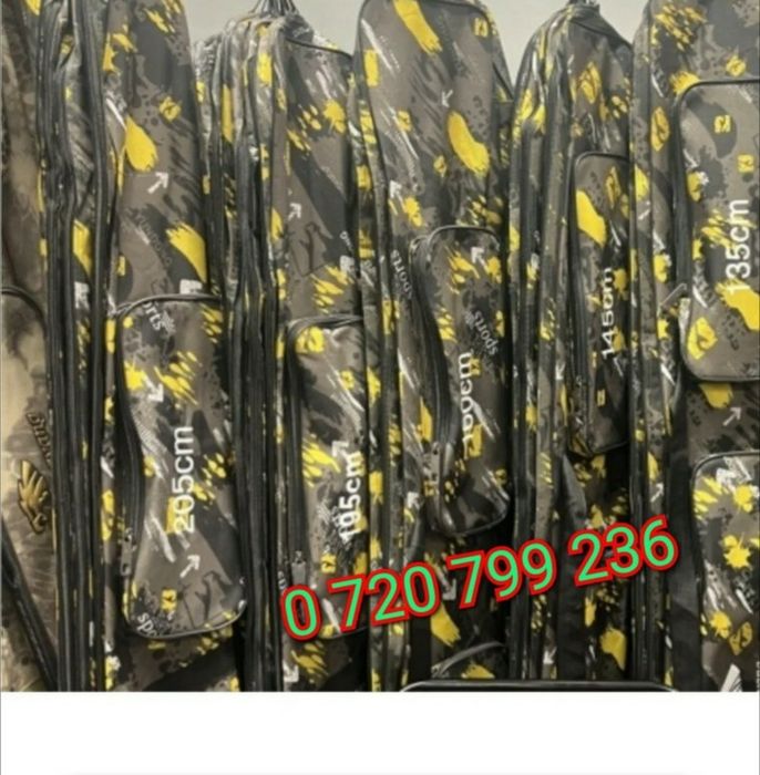 Husa lansete Eagle 4 compartimente,2 buzunare 205 cm LATA