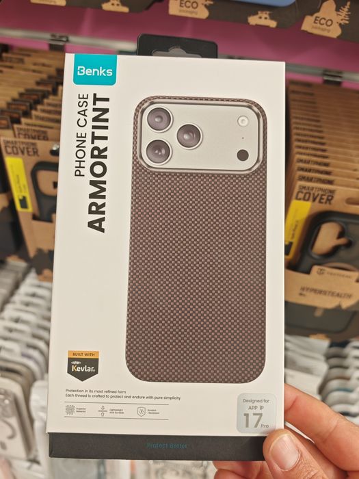 BENKS Aramid Carbon Fiber case iPhone 17 Pro / iPhone 17 Pro Max