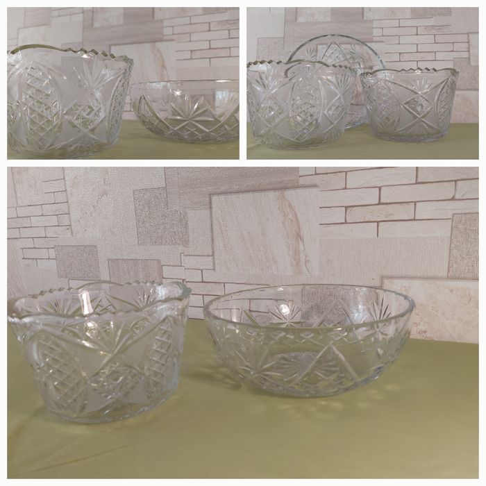 Красивый,резной, хрусталь прошлого века.