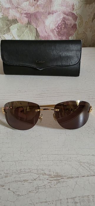 Продам оригинальные  легендарные очки "Panthere de Cartier"