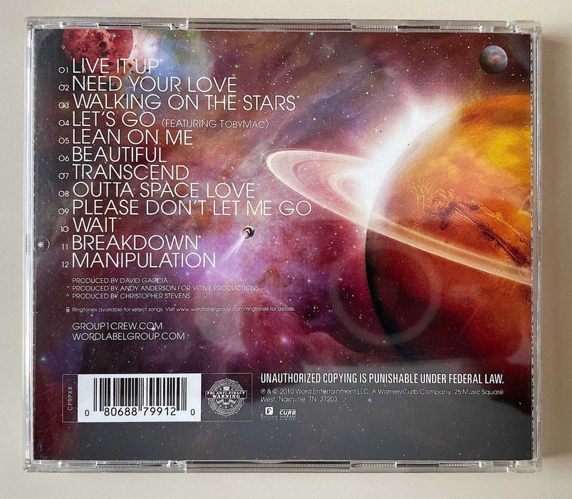 CD  original Group 1 Crew - OUTTA SPACE LOVE Christian Praise