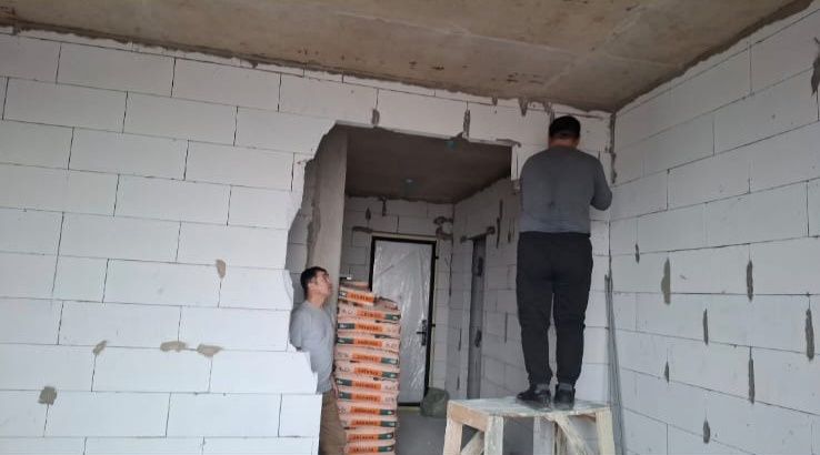 Демонтаж стен перегородок кафеля Квартир Офисов и клубах