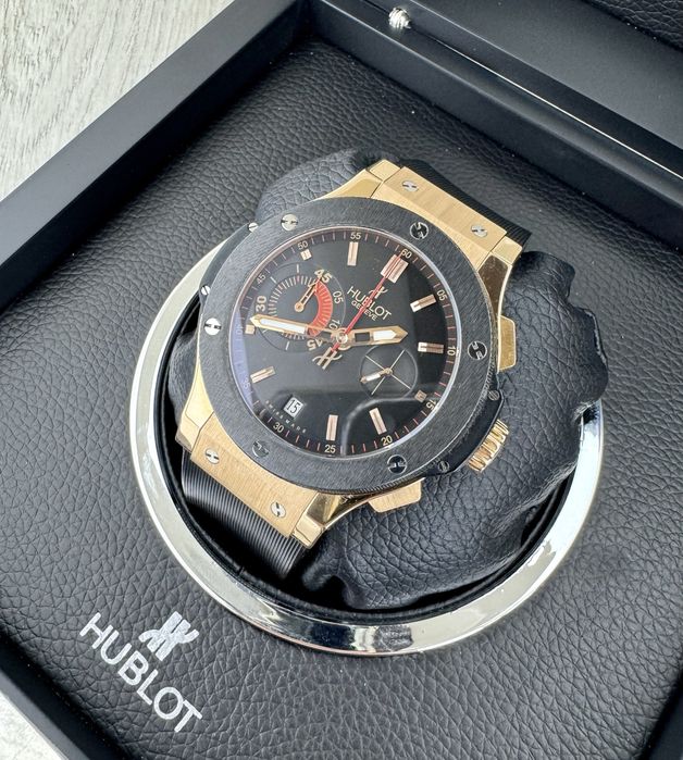 Золотые Швейцарские часы Hublot оригинал