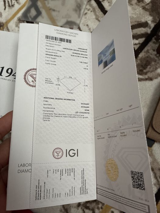 Поволвочное кольцо от 1948,