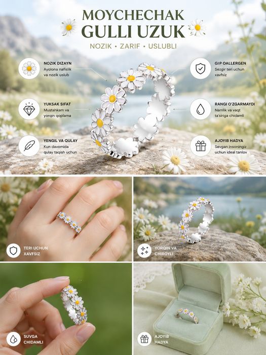Uzum, Ozon, Wildberries uchun Premium Infografika Dizayni