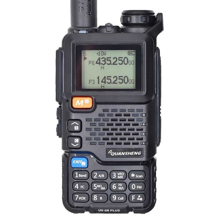 Радиостанция QUANSHENG UV-5R Plus 5W 50-600MHz FM Авио честоти Промо