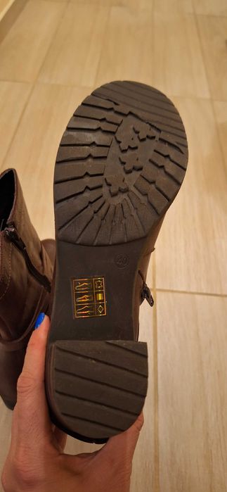 дамски боти, естествена кожа,номер 40