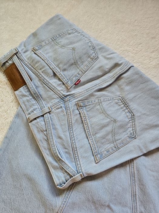 Дънкова пола висока талия Levis - M/L