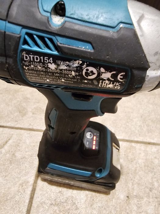 Impact makita dtd154 brushless