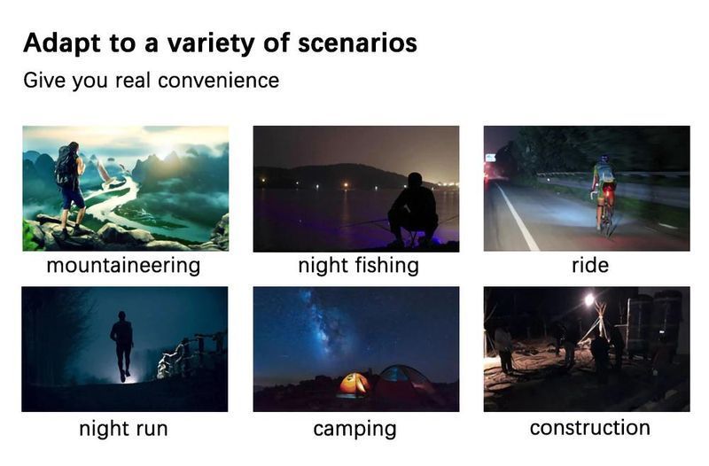 Фенерче LED Висококачествено с акумулаторна батерия.За риболов, оборуд