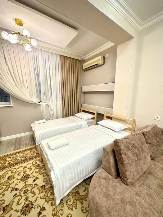 Hotel Uslubidagi Samarqanda 2 xonali Kvartira narxlar 1 kishi uchun