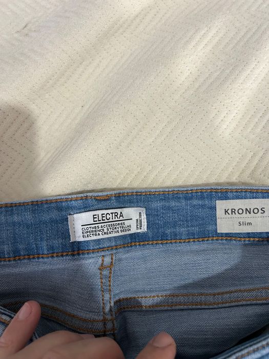 Мъжки дънки Electra Kronos Slim – светлосини, много запазени