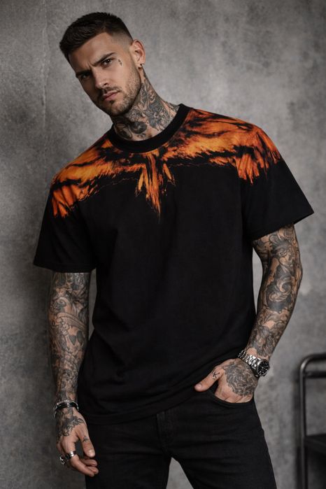 Tricou Marcelo Burlon Balenciaga off white