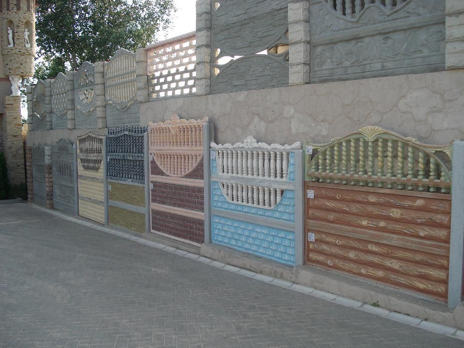 Gard placi prefabricate din beton.Bârlad,Podul Turcului,Huși,Negrești,