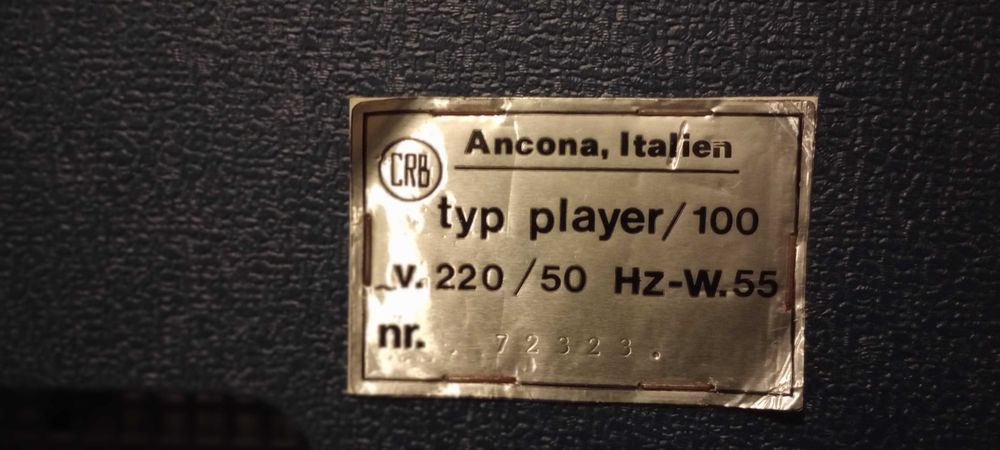 Amplificator CRB Player 100  Electronic anii 70