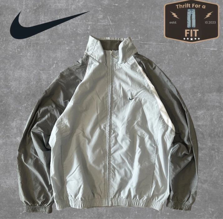 Trening bluza si pantaloni nike din anii 2000 gri alb L n jordan M XL