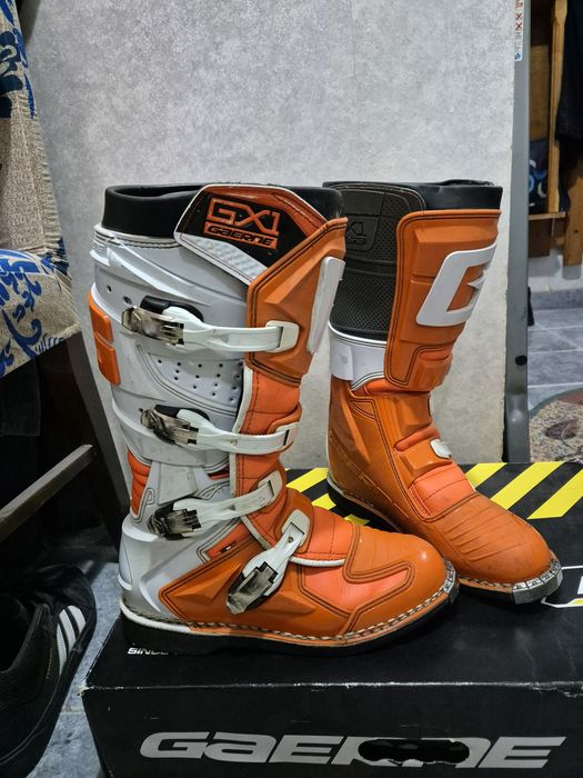 Vand cizme enduro Gaerne GX1 orange marimea 45