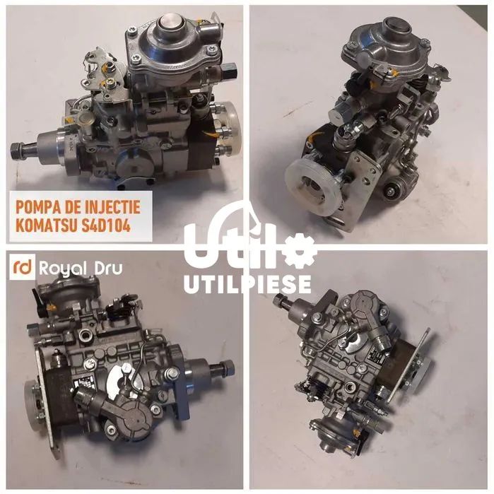 Pompa Injectie Komatsu S4D104E S4D102E S4D106 + piese motor Komatsu