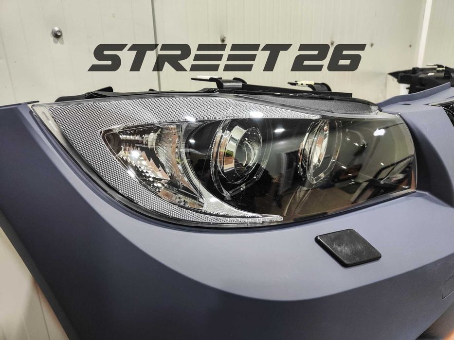 Pachet Bara Fata M BMW E90 E91 NFL (2005-2007) si Faruri Angel Eyes V1