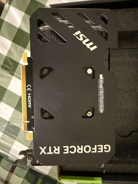 MSI GeForce RTX 4060 Ti ventus 2x black oc 8GB