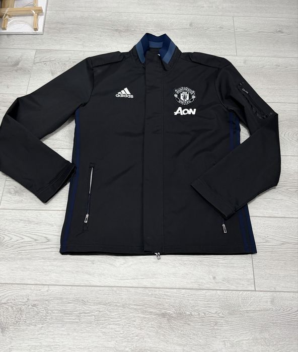 Manchester United JaketAdidas  оригинално яке черен