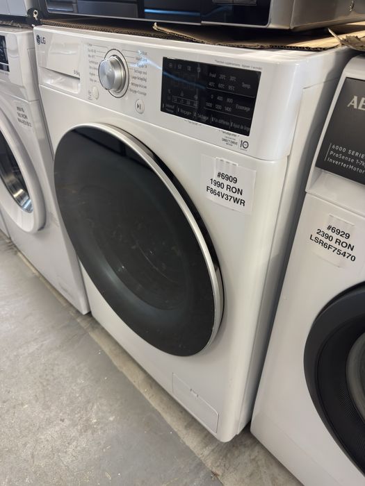 Mașină de spălat rufe cu uscător LG F864V37WR