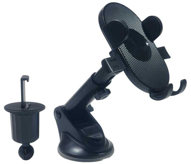 Стойка №3981 за телефон вакуум 360 ° 2в1 със 2 захвата