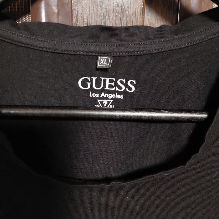 Тениска GUESS. Размер XL. Черна