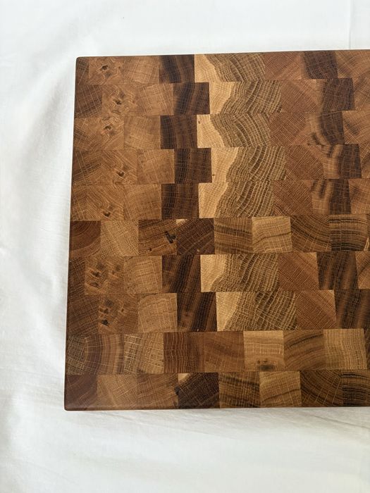 Луксозна енд грейн дъска за рязане, ръчна изработка