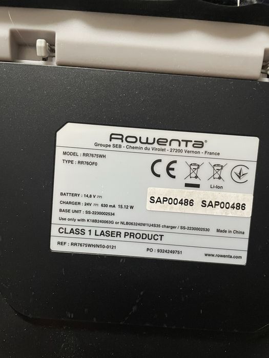 Robot Rowenta X-plorer 75 defect