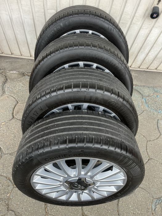 Jante aliaj 5x110mm, anvelope vara 215/55 R17, Fiat 500X, Opel  Zafira Signum Vectra Astra H