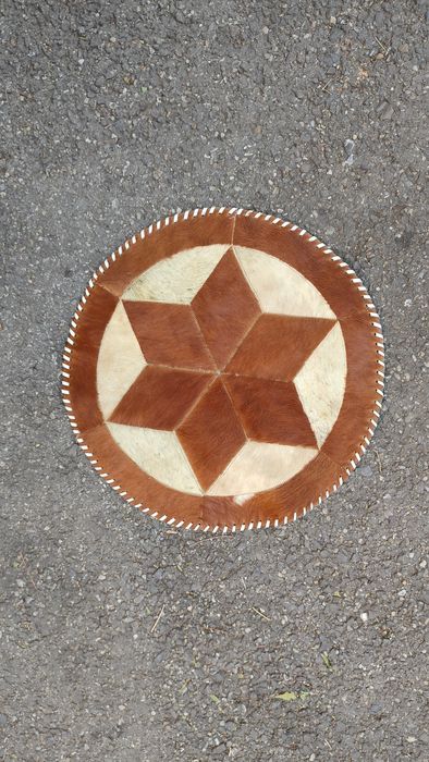 Preș din piele naturala de vacă