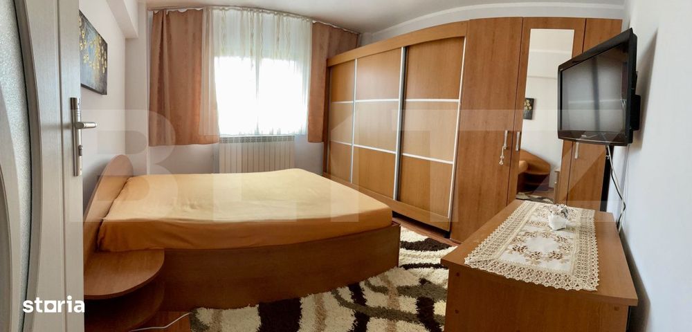 Apartament 2 camere + bucatarie generoasa | 58 mp | Complet mobilat — fotografia 3