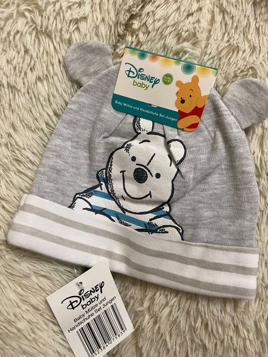 Детский комплект из шапочки и перчаток (74/80)