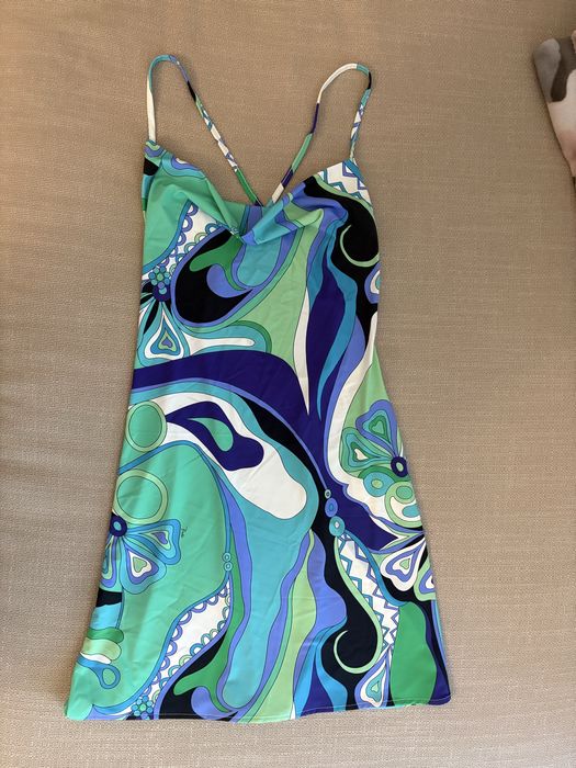 Синя рокля Emilio Pucci