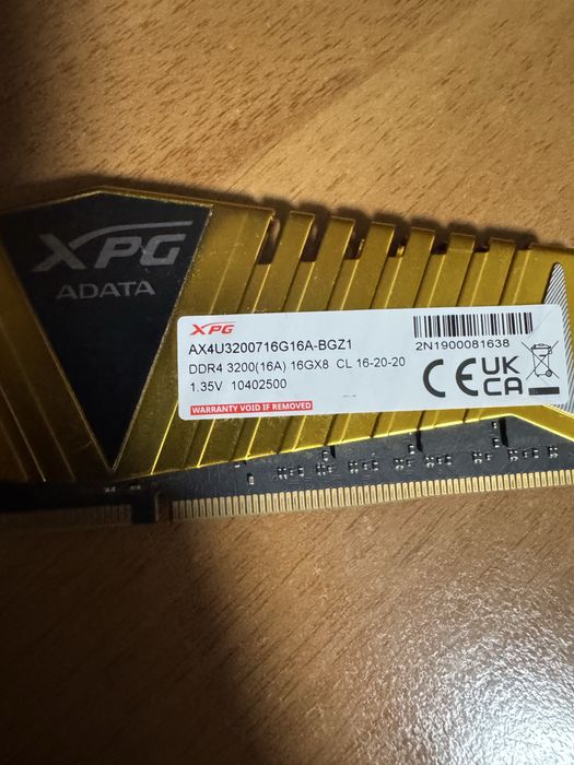 ОЗУ Adata XPG DDR4 16GB 3200MHz CL16