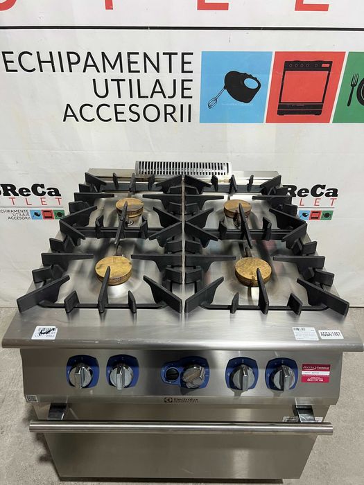 ELECTROLUX- Masina gatit profesionala,Aragaz 4 focuri + Cuptor