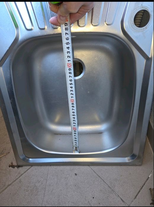 Мивка с ляв отцедник р-р 78х43 см