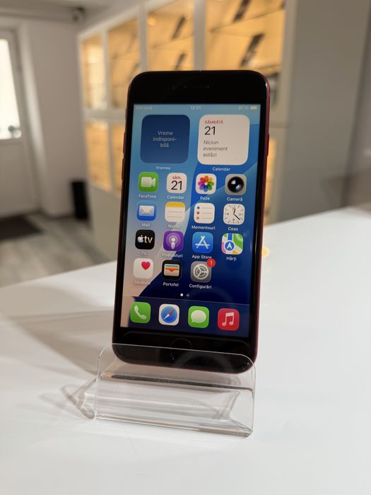 iPhone SE 3 ( 2002 ) 64 GB , 100% , Garantie 12 luni + cadou