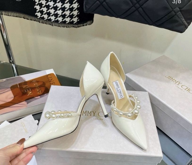 Pantofi Jimmy Choo piele naturala pe comanda