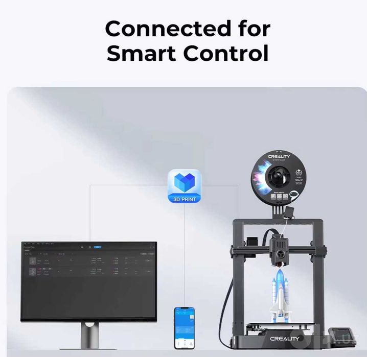 Новый 3D-принтер Creality Ender-3 V3 KE (Скорость 500 мм/с, Wi-Fi)