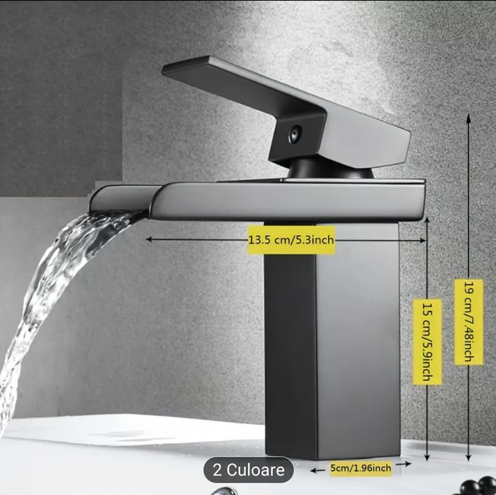 Baterie si sifon pentru lavoar