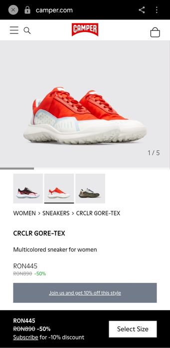 Adidasi Camper gore-tex