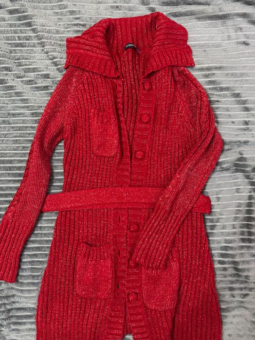 Кардиган красный