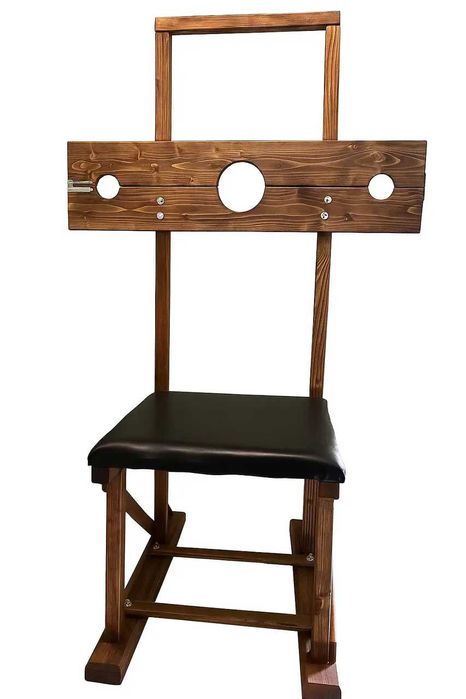 Scaun BDSM cu perne pentru fixare, mobilier BDSM, scaun sexual