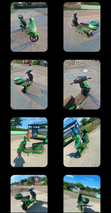 Scuter electric pe curent