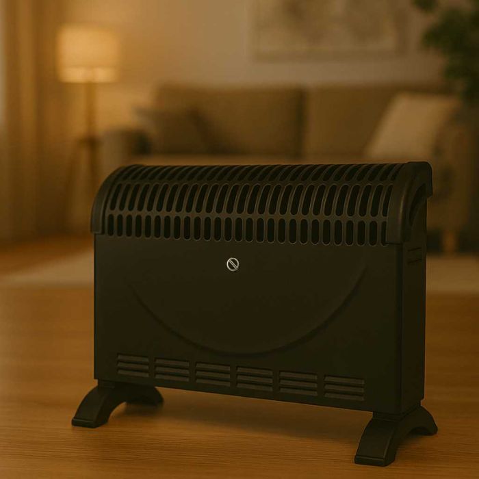 Конвекторен отоплител Rosberg – 2000W, 3 степени, с вентилатор