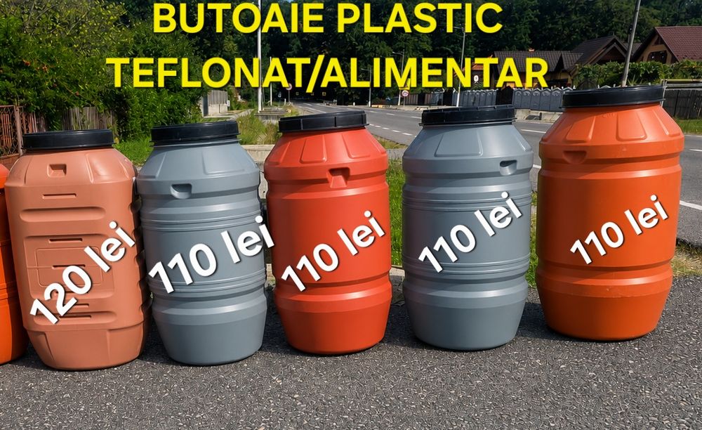 Butoaie din plastic