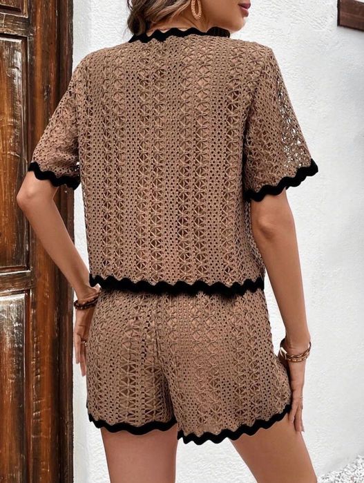 Комплект къс панталон и блуза